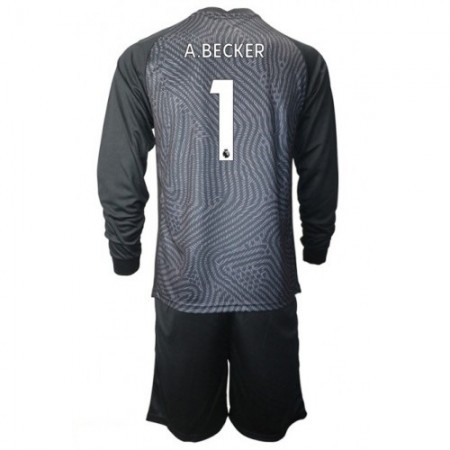 Fußballtrikots Liverpool A.Becker 1 Torwart Kinder Heim Trikotsatz 2020-2021 Langarm